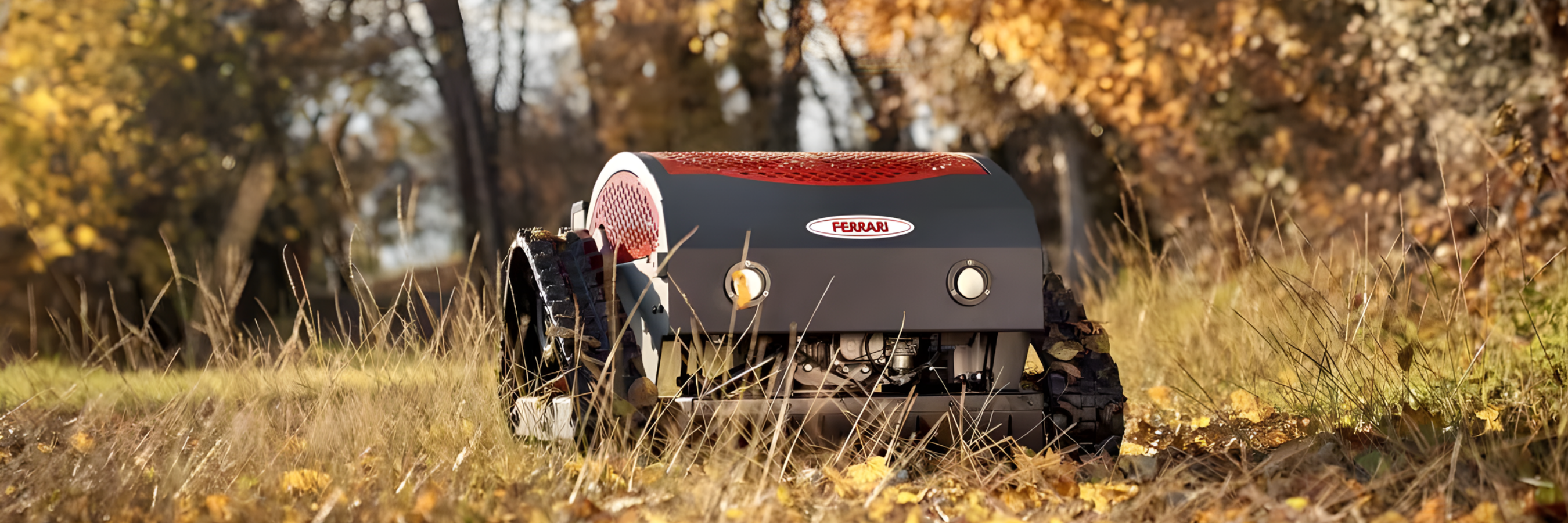 Ferngesteuerte Mähtechnik