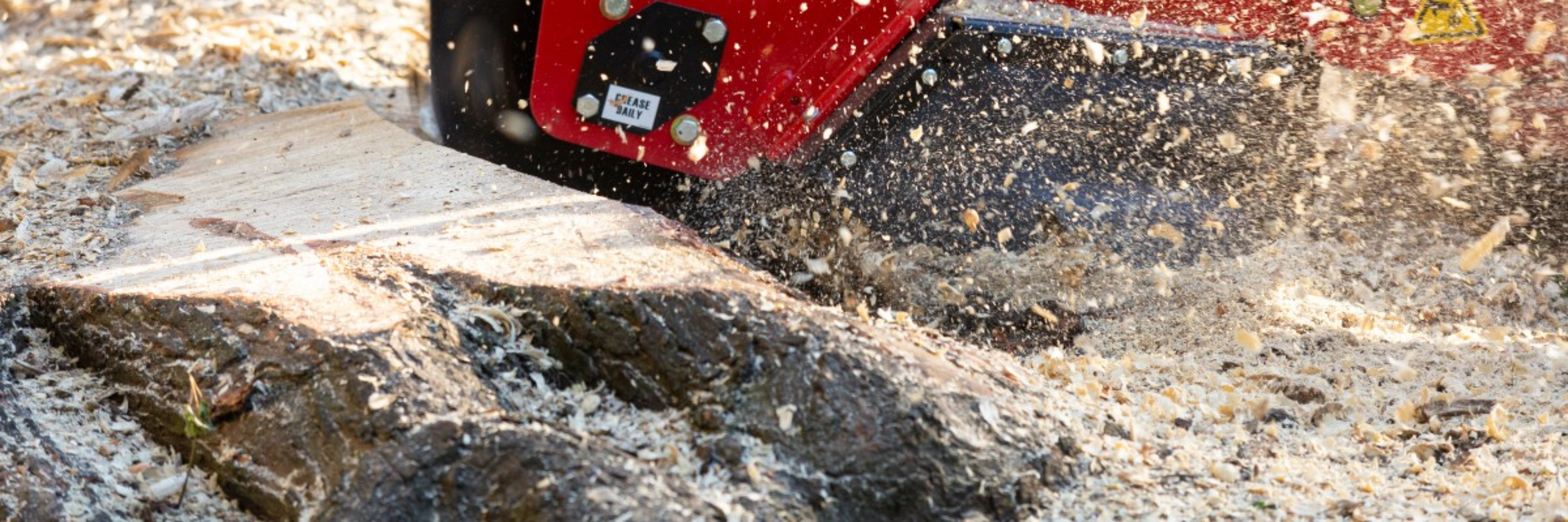 Wurzelfräse für Baumstümpfe