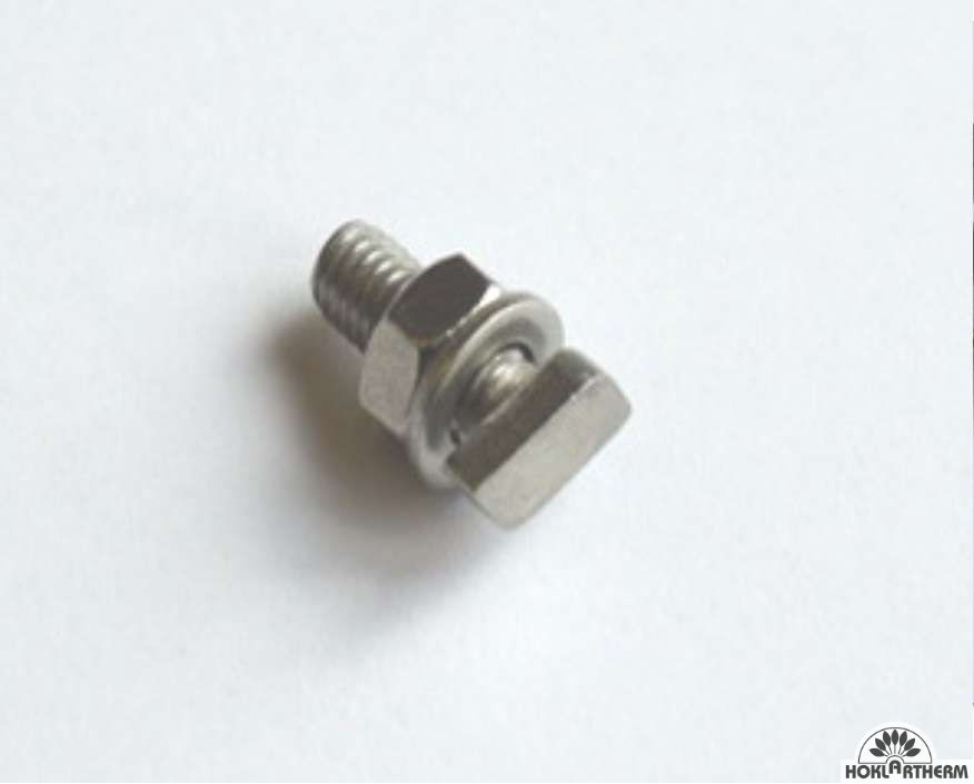 Hoklartherm Hammerkopfschrauben M6 aus Edelstahl, mit Mutter