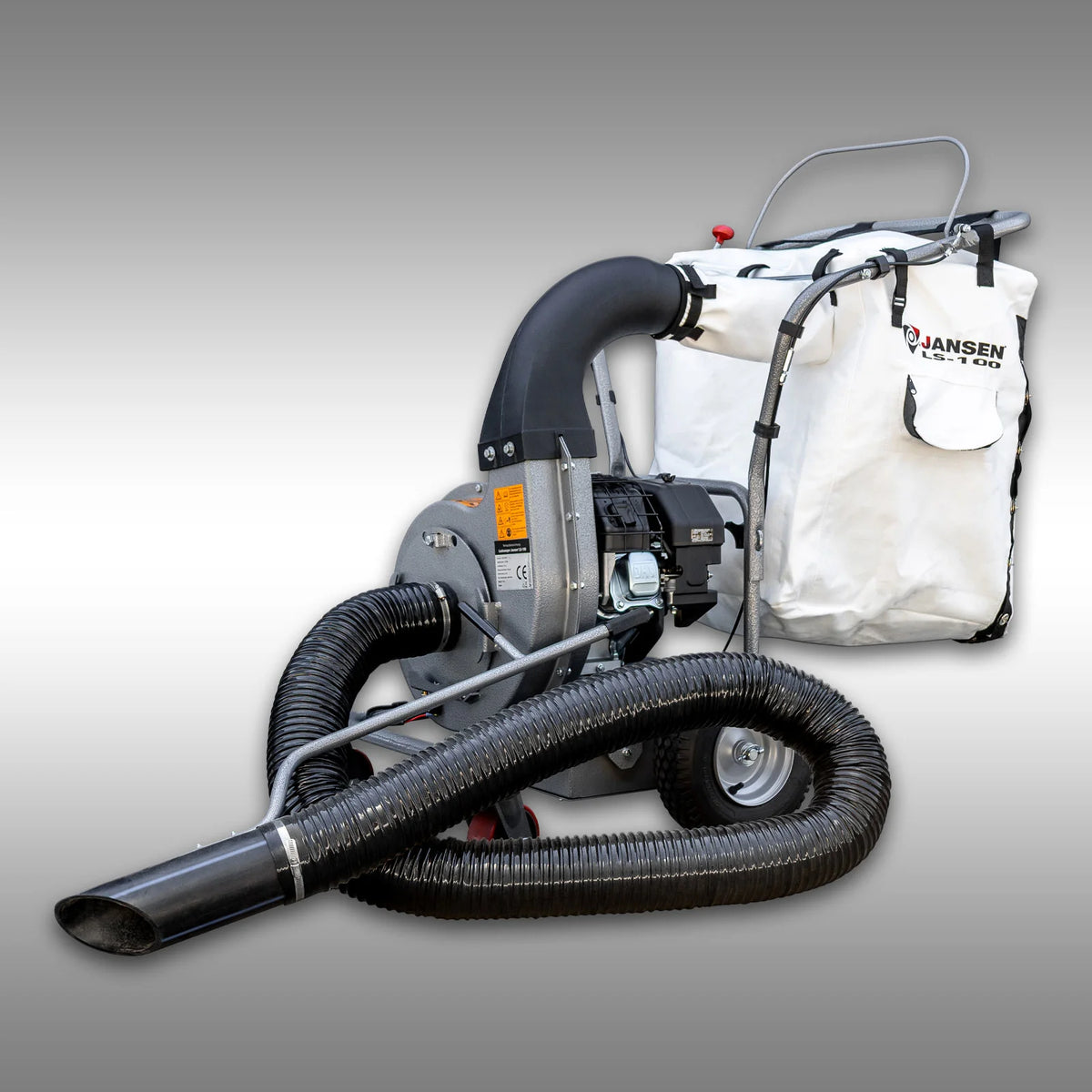 Laubsauger Jansen LS-100, fahrbar, Blattsauger, Laubbläser, KOMPLETT-SET