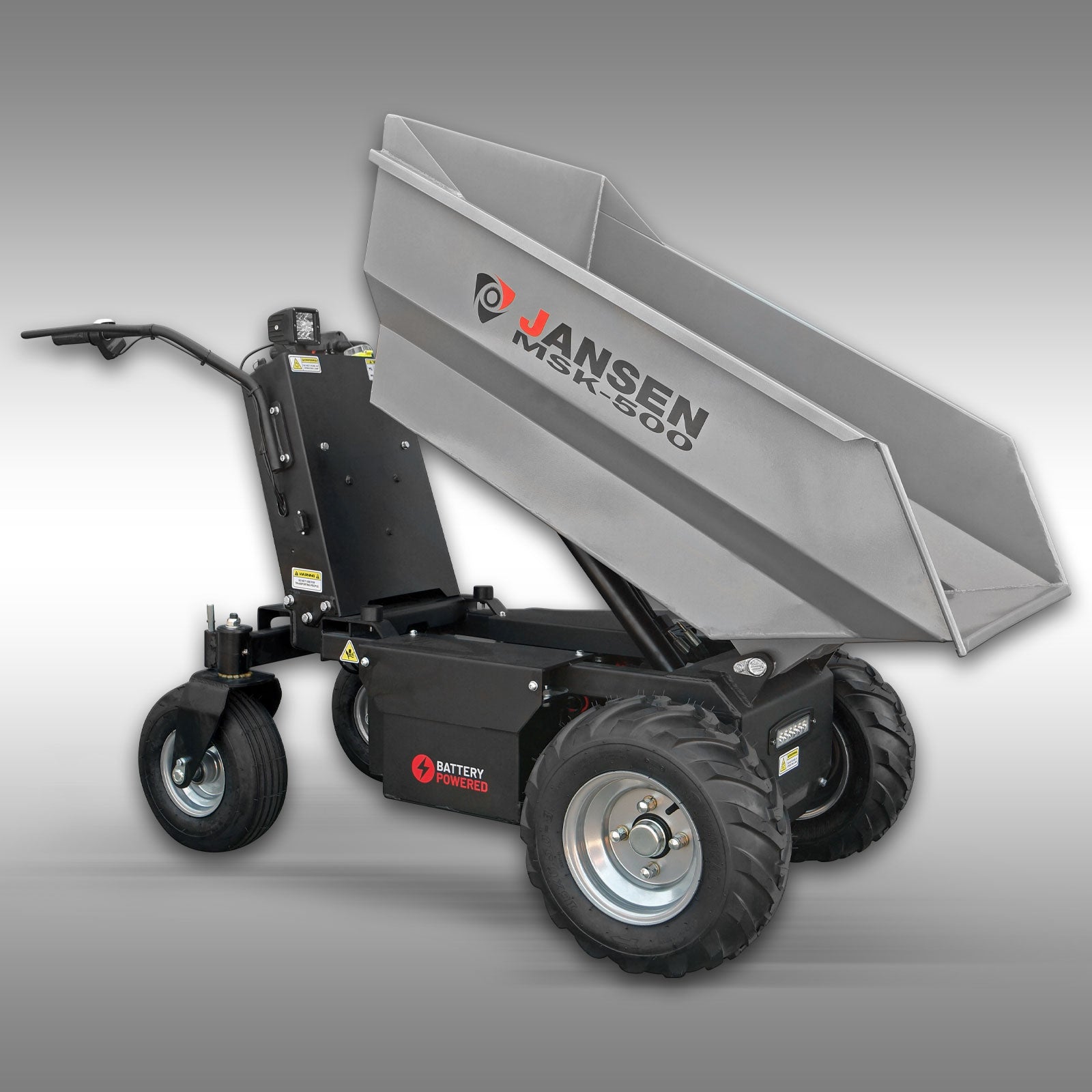 Motorschubkarre Jansen MSK-500,1000 Watt Elektromotor, Minidumper