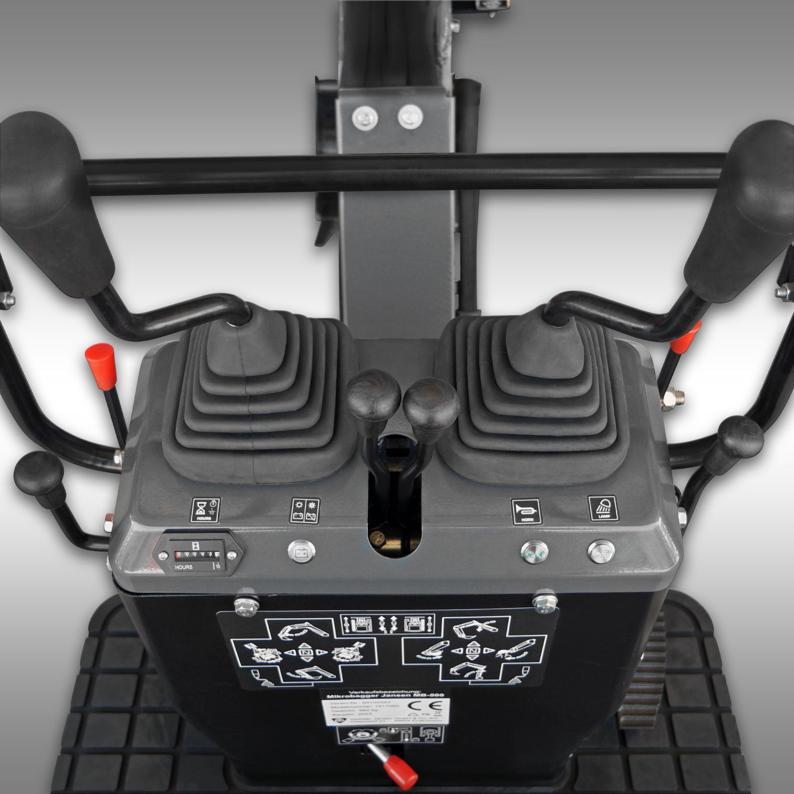 Mikrobagger Jansen MB-500, Minibagger, Benzin, Komplett-Set