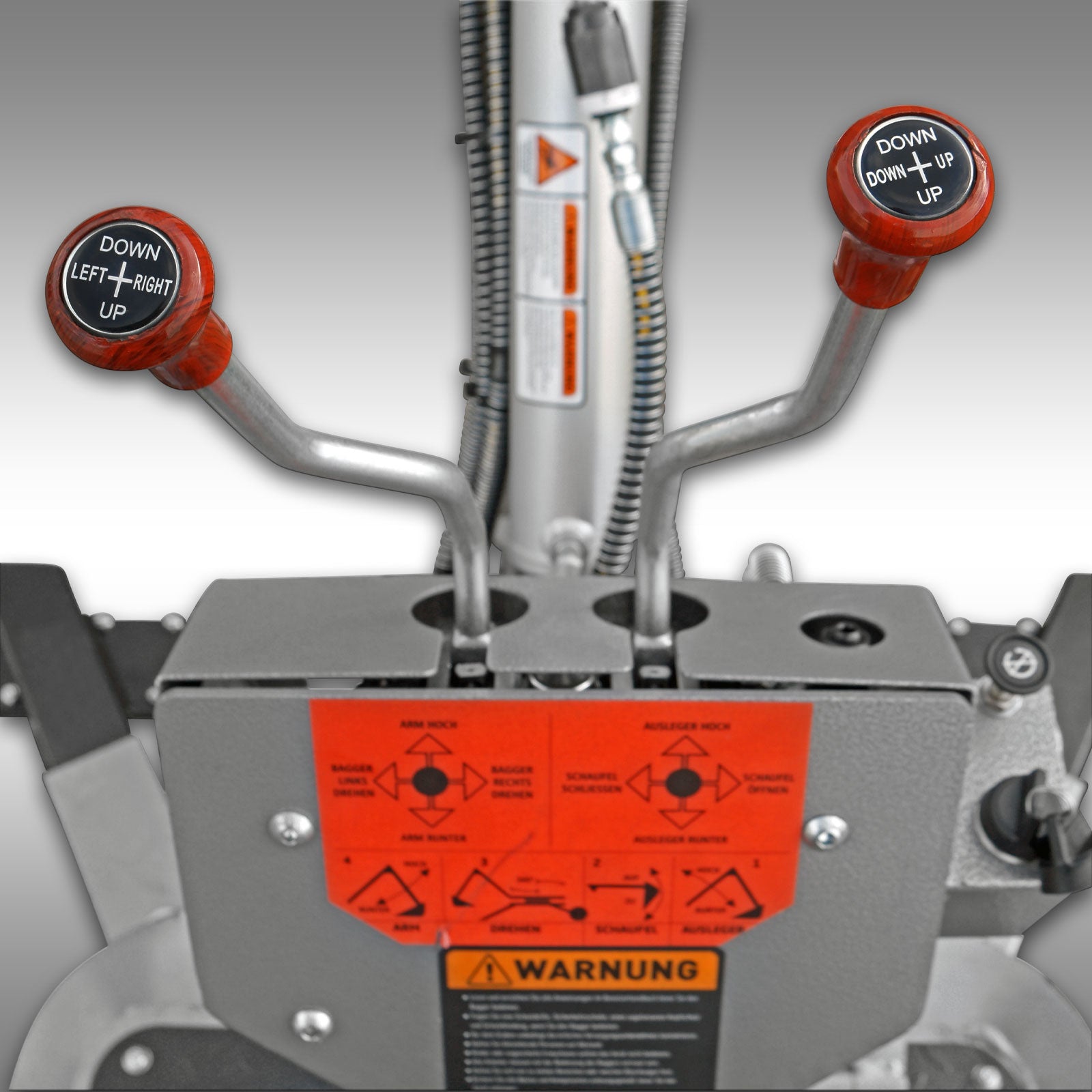 Jansen Minibagger MB-360° Benzin Schreitbagger inkl. 20cm Löffel 360° Drehkranz