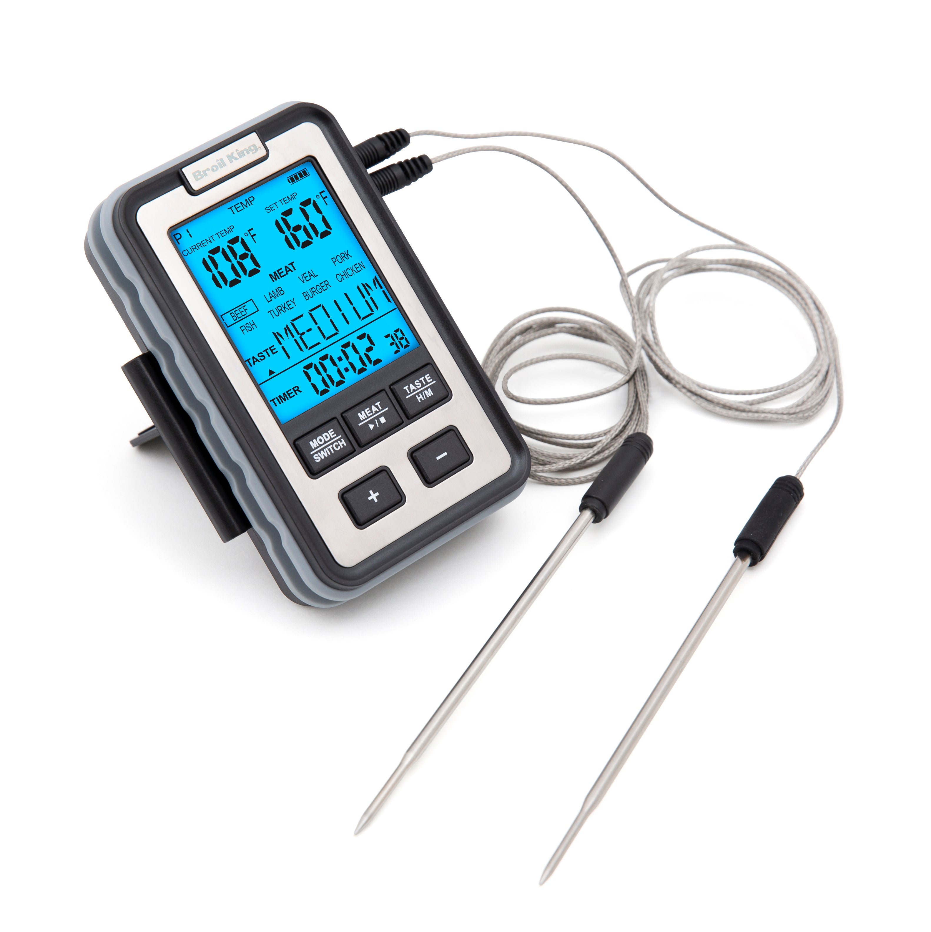 Broil King Seitenablagen Grillthermometer digital