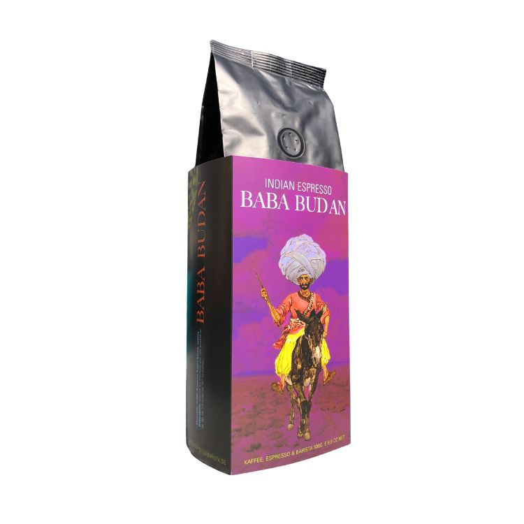 Baba Budan Indian Espresso, ganze Bohnen, 500g