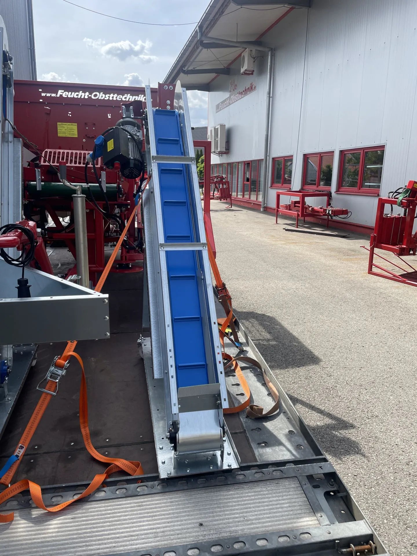 Feucht Obsttechnik Förderband - 1,7m Nuss