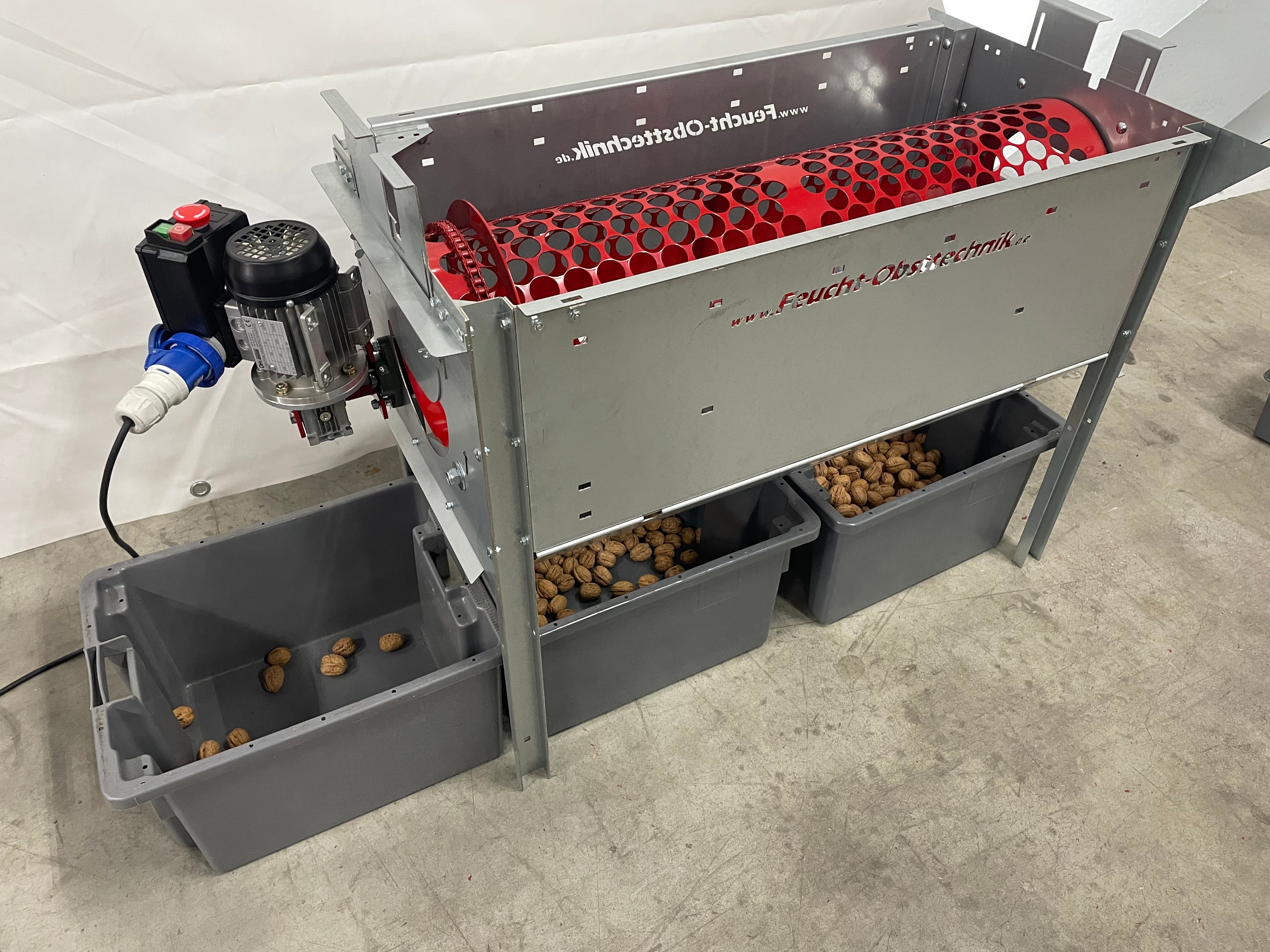 Feucht Obsttechnik Wasch- und Kalibriermaschine für Nüsse WK250