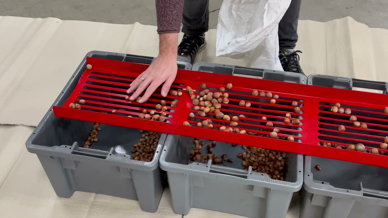 Feucht Obsttechnik Handsieb Walnuss klein 22mm, 24mm, 26mm Kalibriersieb