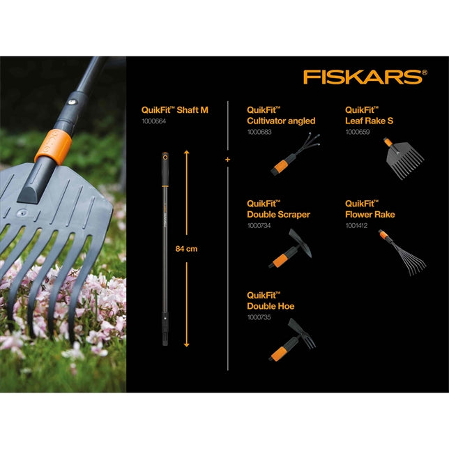 Fiskars QuickFit Stiel, 84 cm