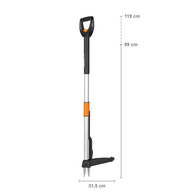 Fiskars SmartFit Teleskop-Unkrautstecher