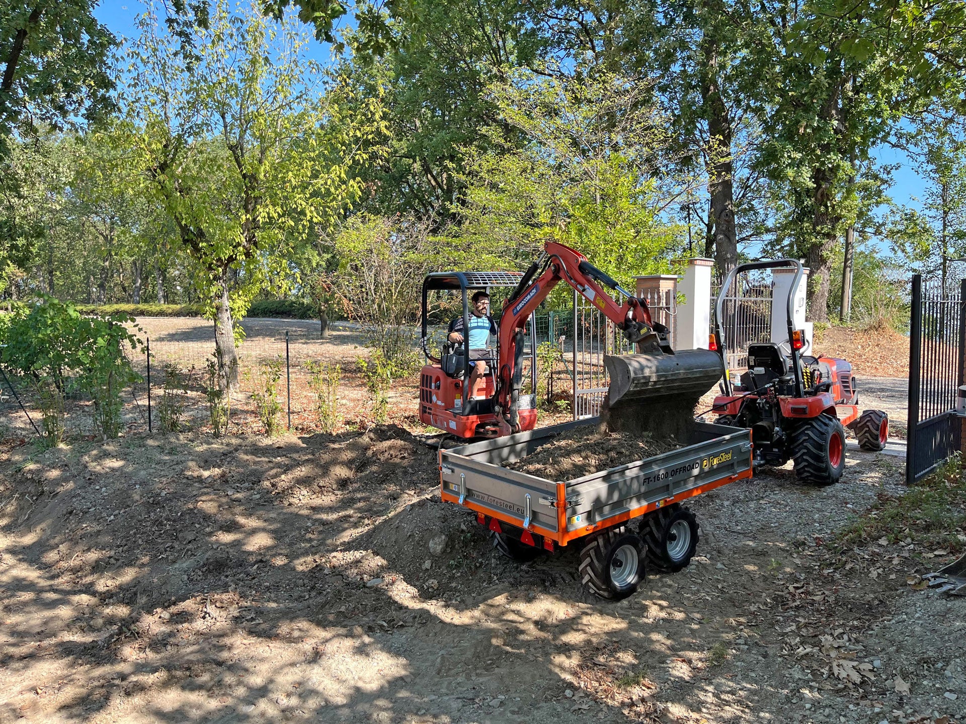 ForeSteel FT-1600 Offroad Kippanhänger