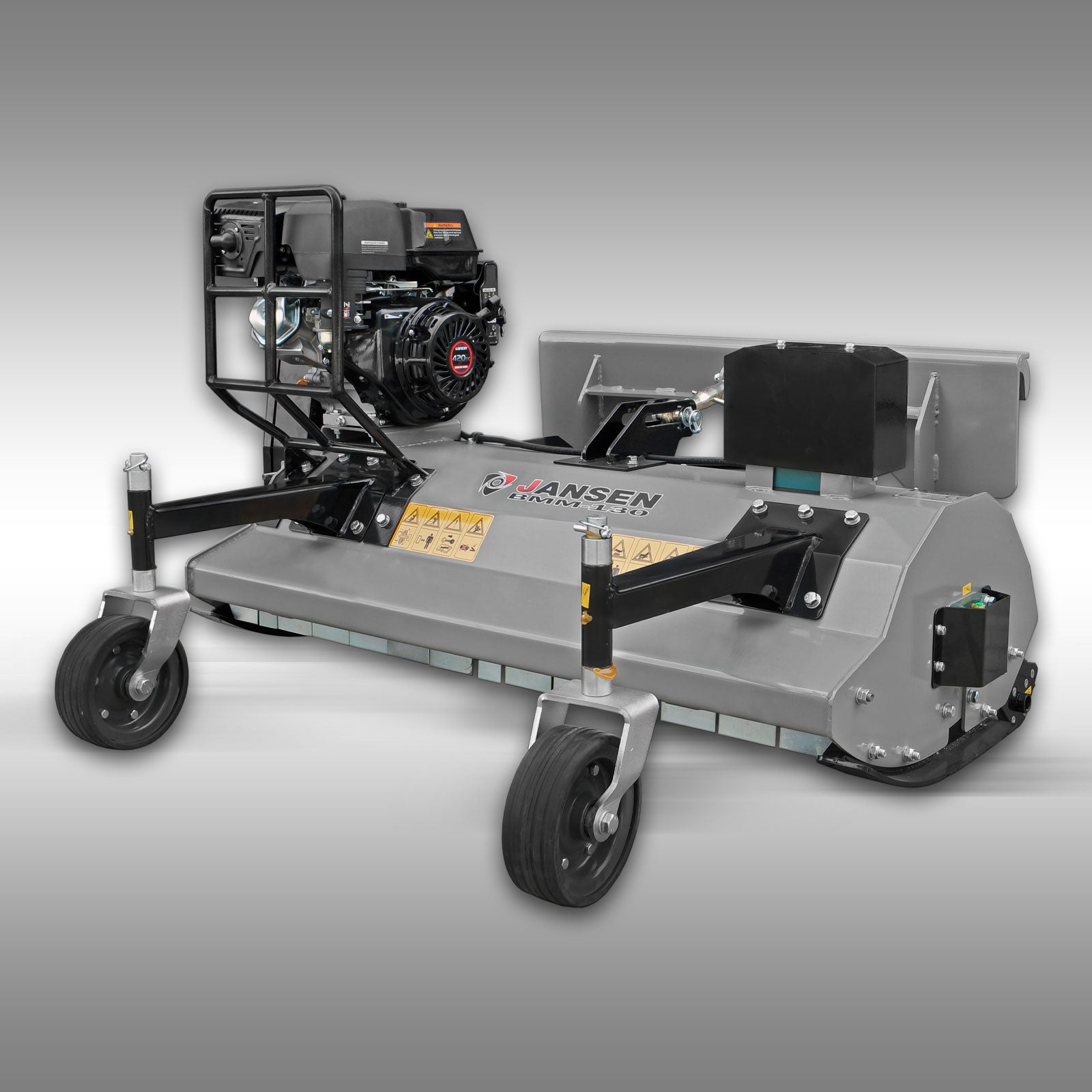 Frontmulcher Jansen BMM-130, Schlegelmulcher, Benzin, Mähwerk