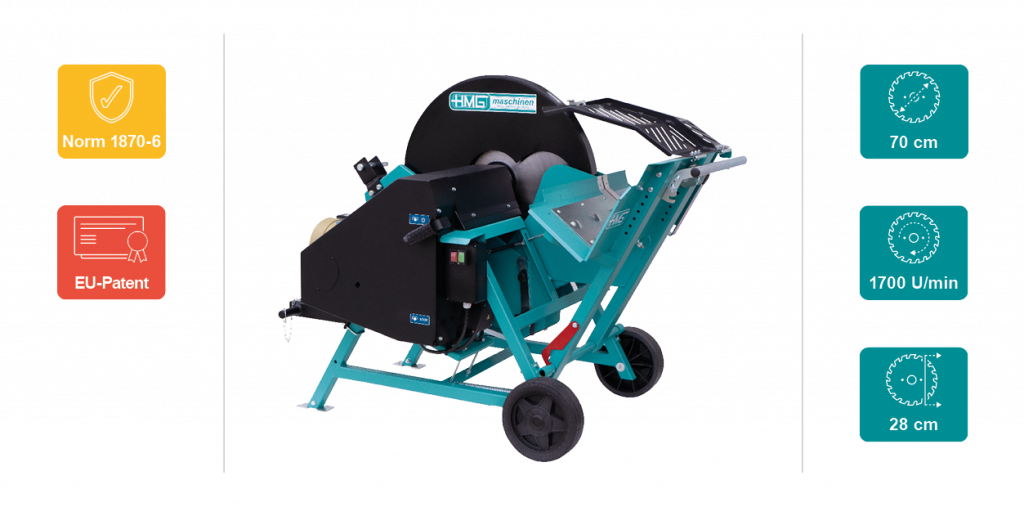 HMG Wippkreissäge Zapfwelle WSK 7G