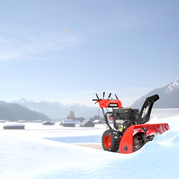 Hecht 9334 SQ Benzin Schneefräse