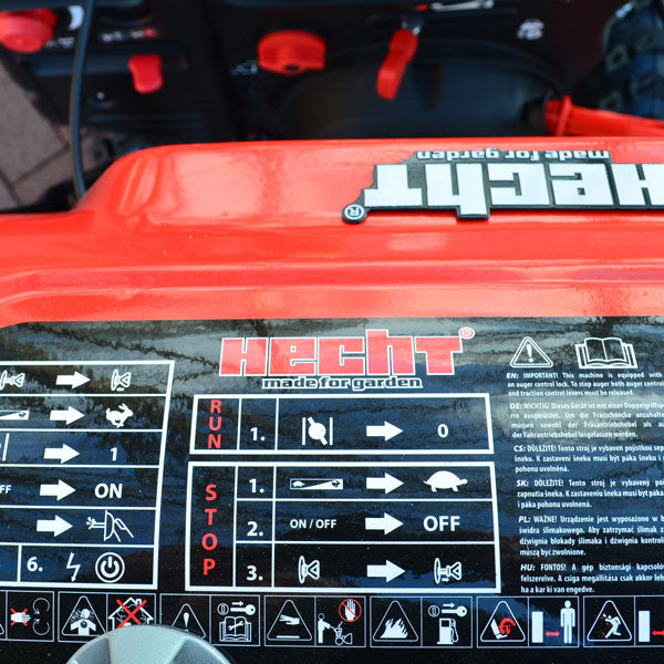 Hecht 9542 SQ Benzin Schneefräse