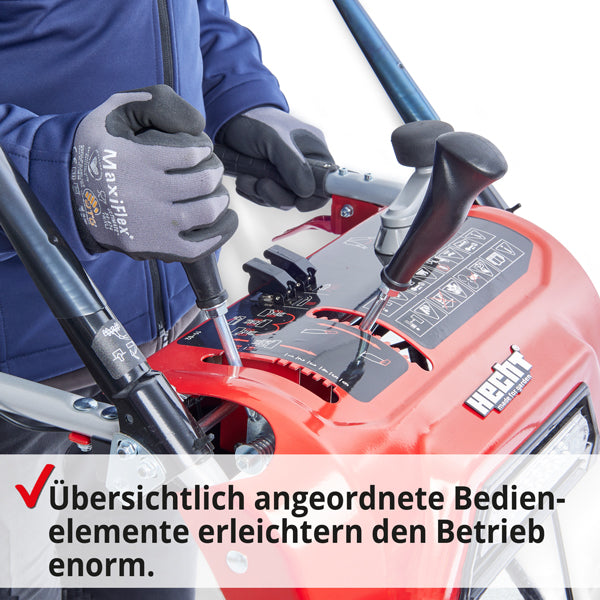 Hecht 9666 Benzin Schneefräse