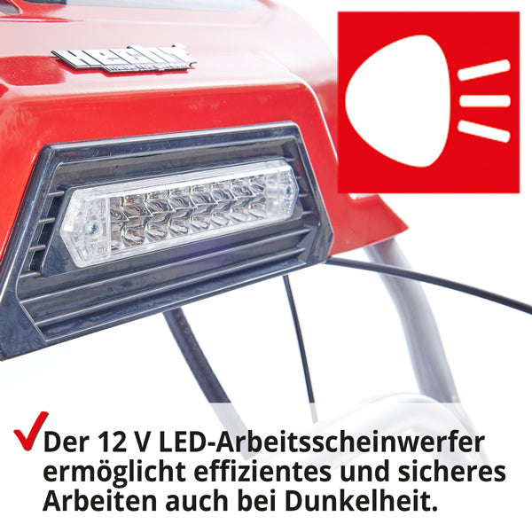 Hecht 9666 Benzin Schneefräse