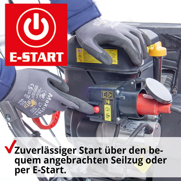 Hecht 9666 Benzin Schneefräse