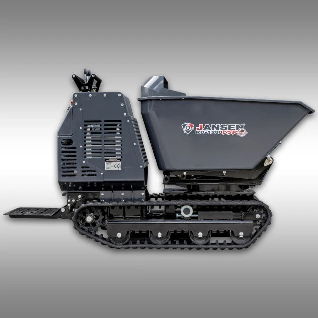 JANSEN® Raupendumper RD-1200DSK, Dreiseitenkipper, 1,2t, Benzin