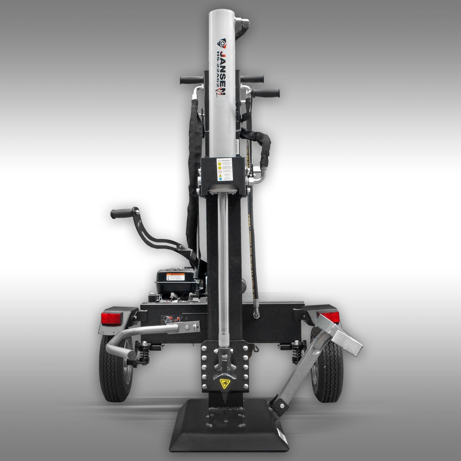Holzspalter Jansen HS-22A62-V2, 22 t, 65 cm, Benzinmotor, stehend