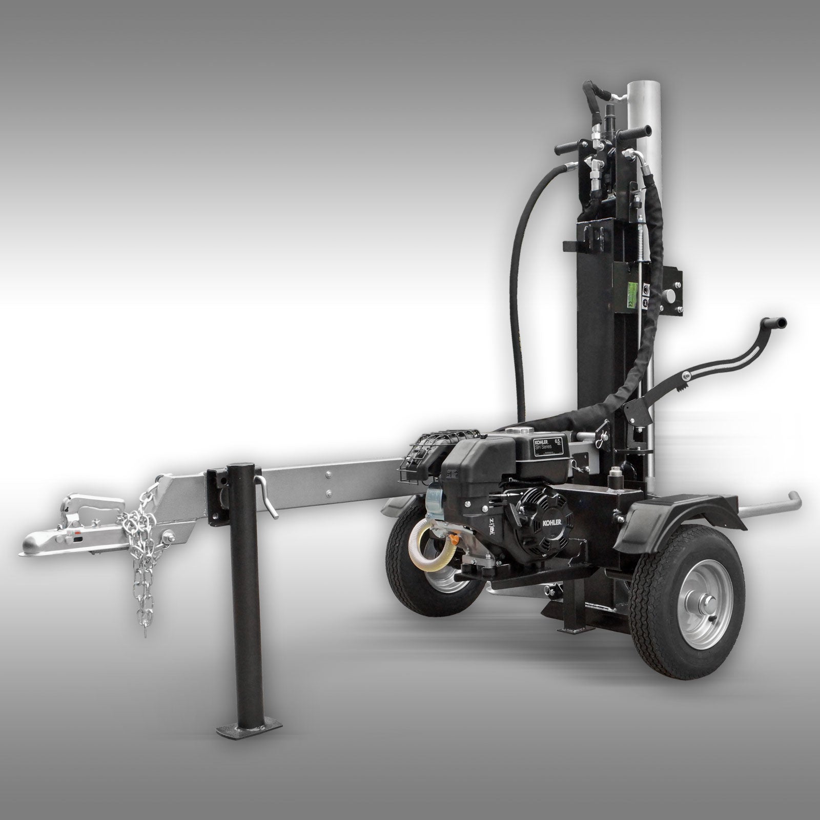 Holzspalter Jansen HS-22A62-V2, 22 t, 65 cm, Benzinmotor, stehend