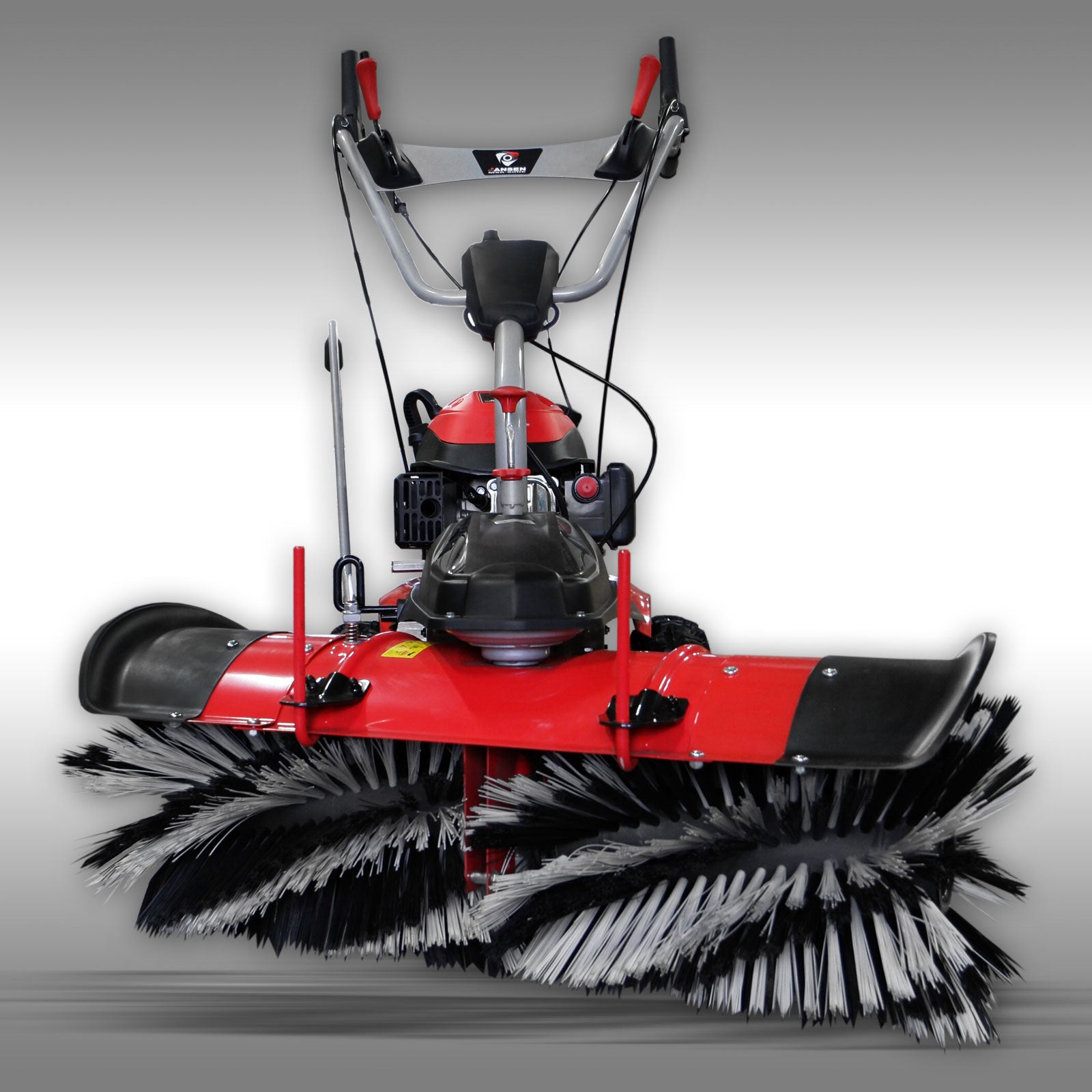 Kehrmaschine Jansen MKB-500 E inkl. Schneeschild+Behälter+E-Starter