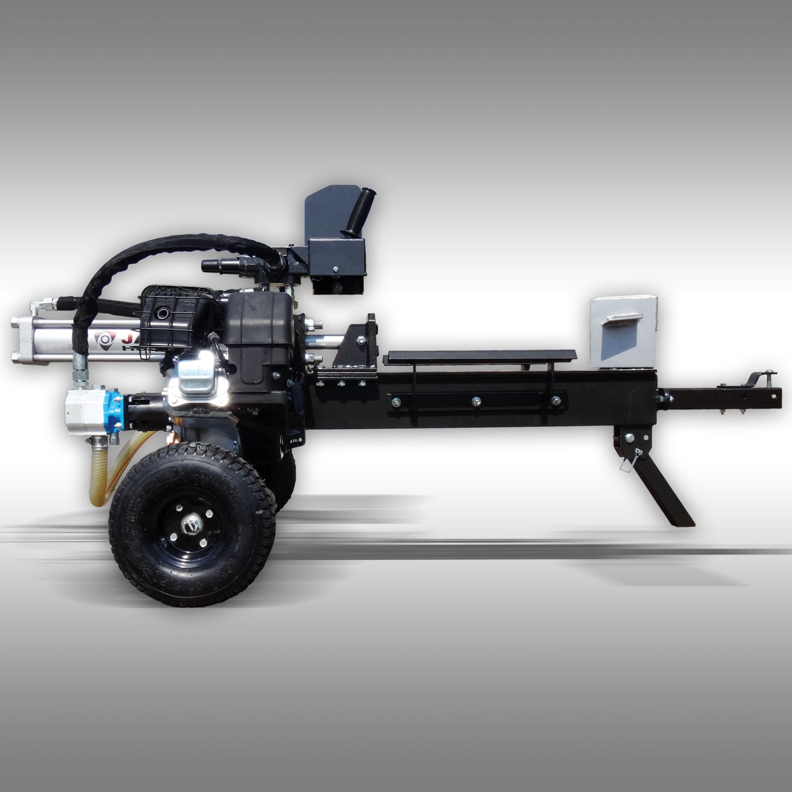 Holzspalter Jansen HS-12L53, 12 t, 50cm, liegend, Benzinmotor 6,5 PS