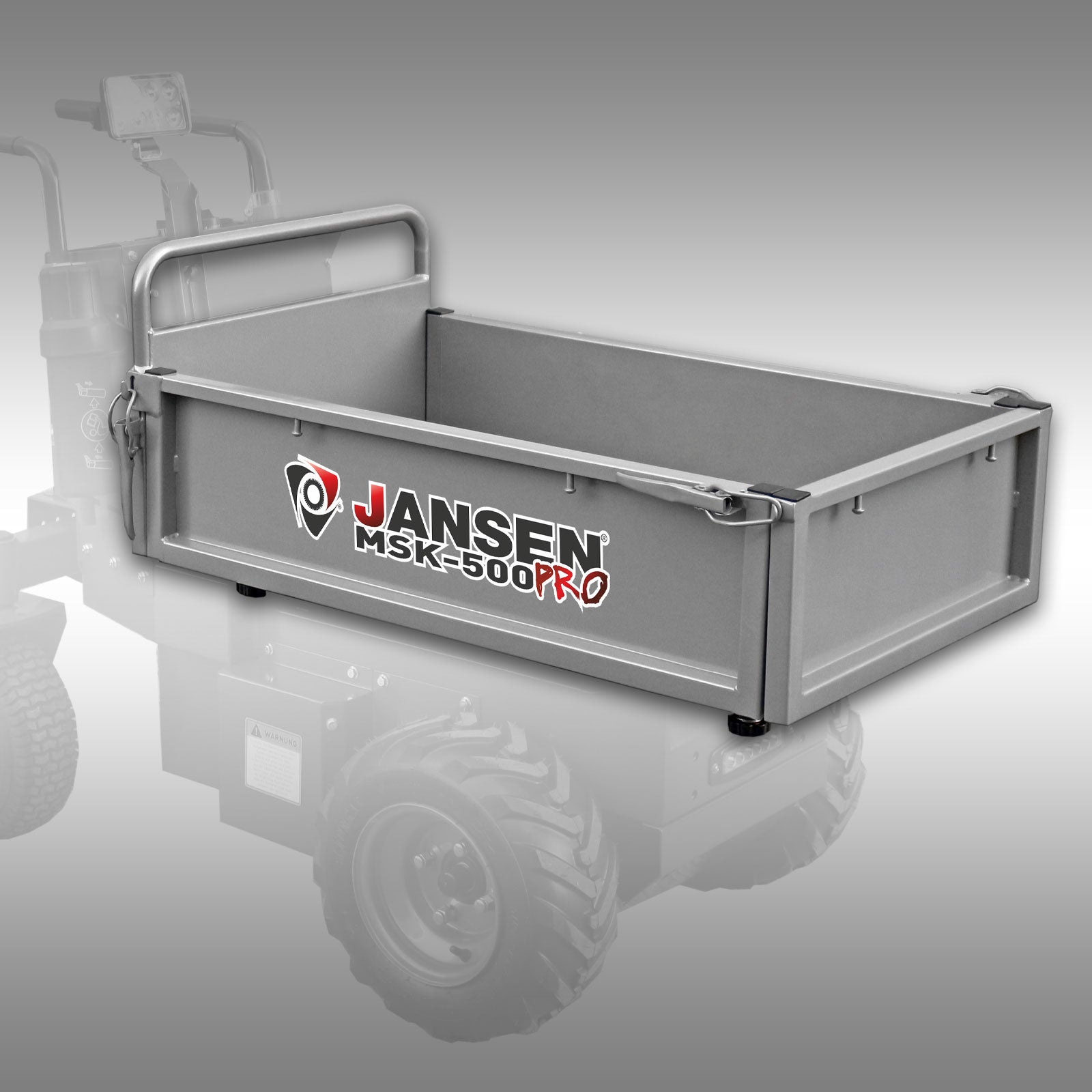 Jansen Flachmulde für MSK-500pro, große Ladefläche