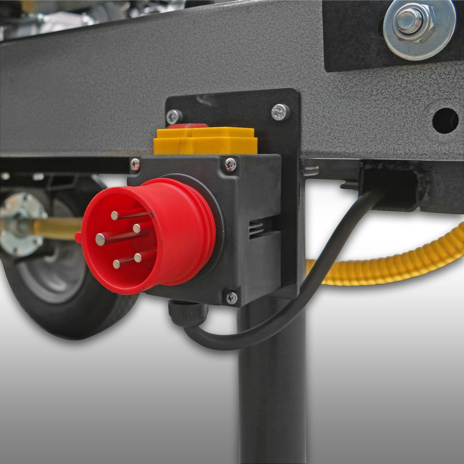 Holzspalter Jansen HS-20H110K-V2, KOMBI, Benzin+Elektro, 20 t, stehend