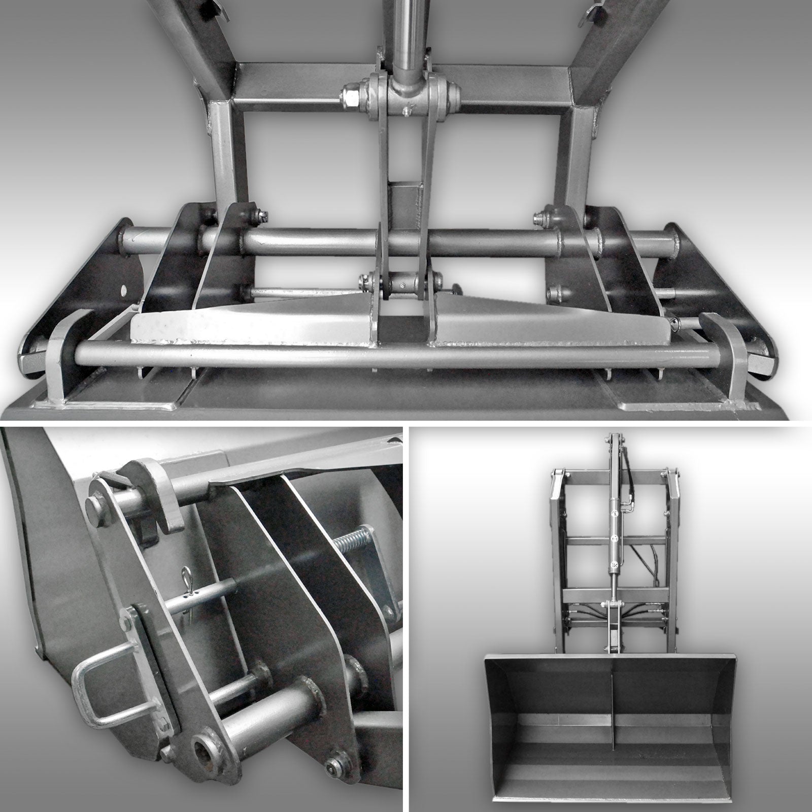 Hecklader Jansen HL-3000, hydr. Heckschaufel,Bauernlader,Euroaufnahme