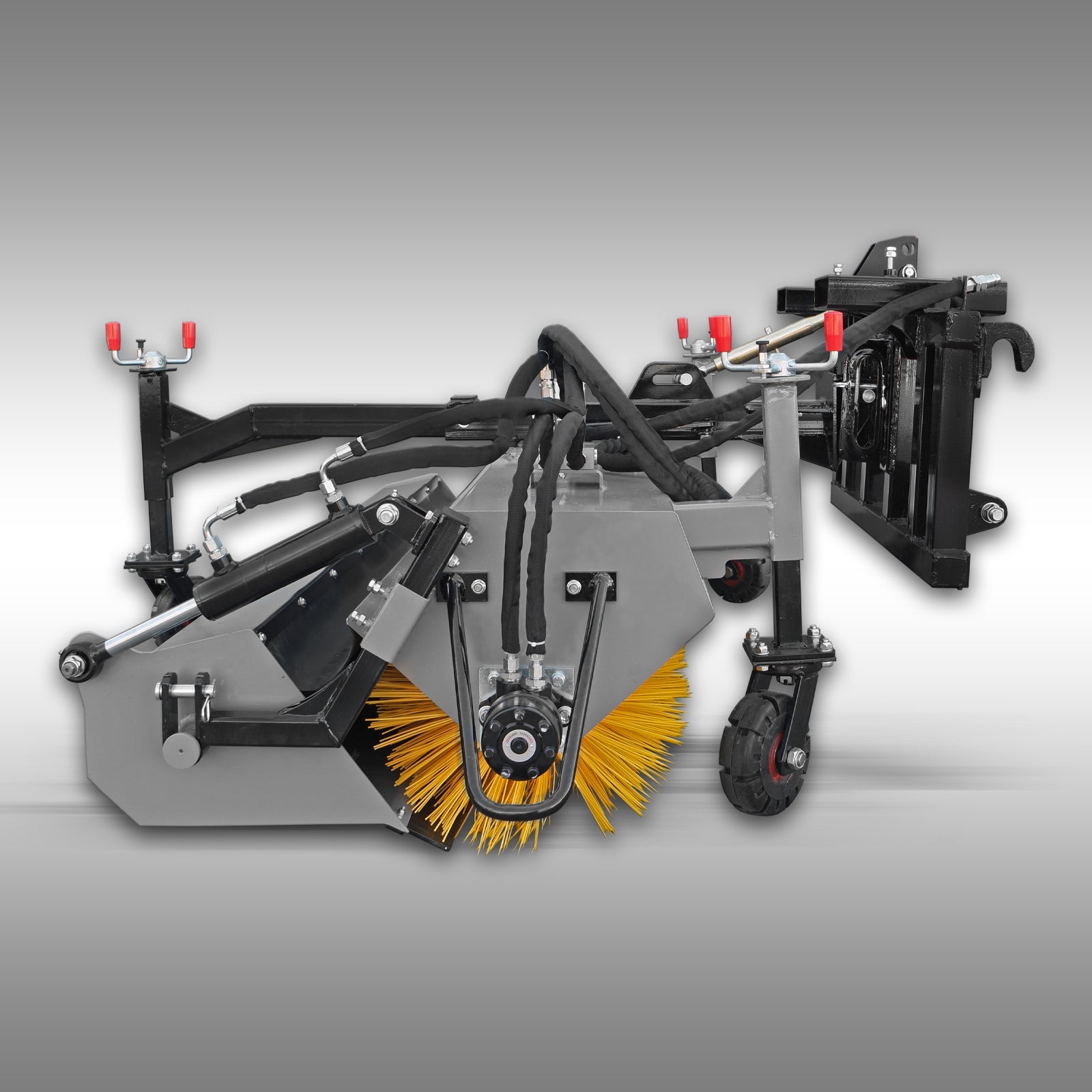 Traktor Kehrmaschine Jansen JK-200, Euroaufnahme, KAT.1+2, Palettengabel