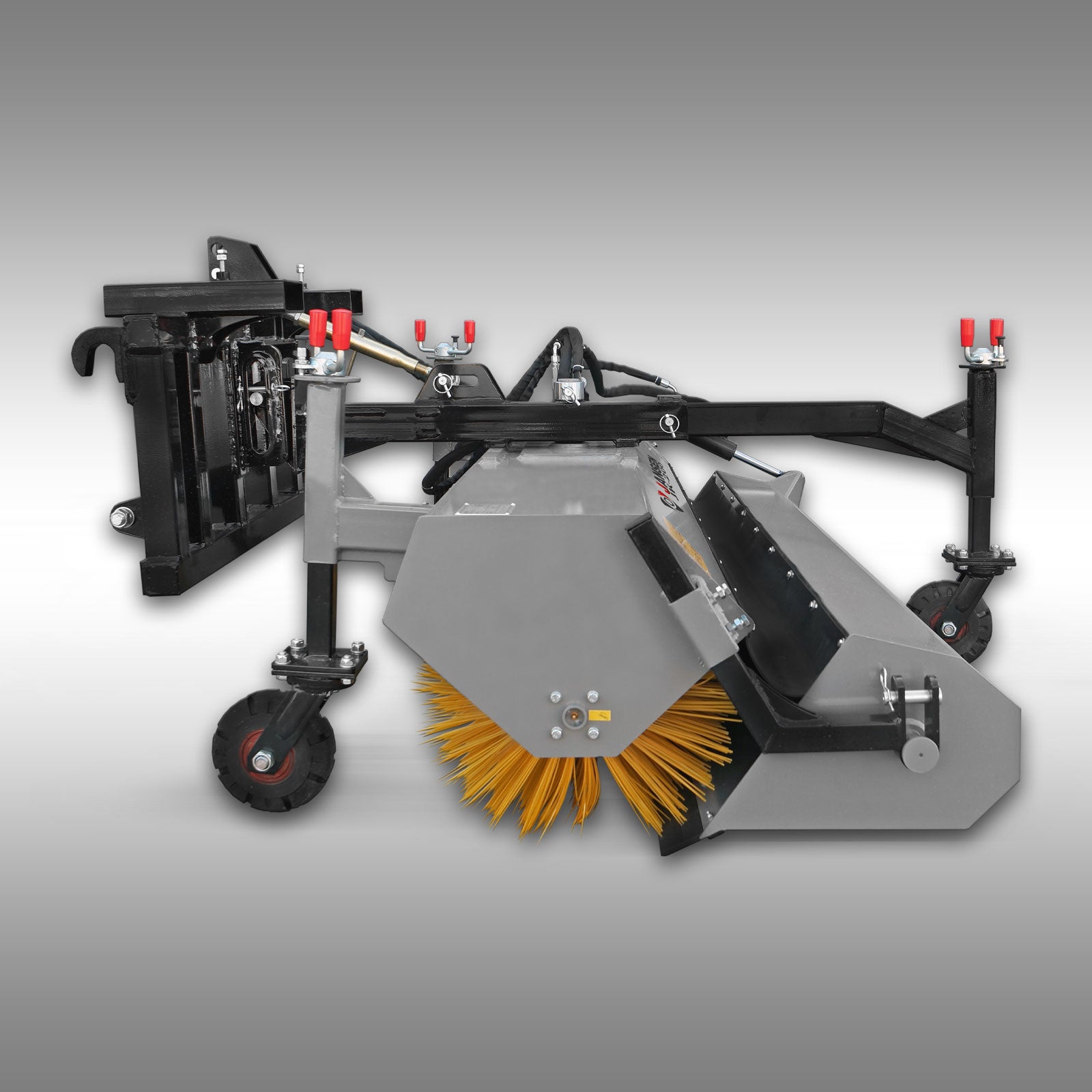 Traktor Kehrmaschine Jansen JK-200, Euroaufnahme, KAT.1+2, Palettengabel