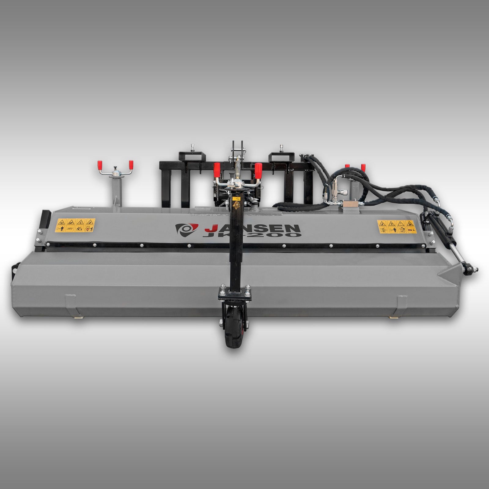 Traktor Kehrmaschine Jansen JK-200, Euroaufnahme, KAT.1+2, Palettengabel