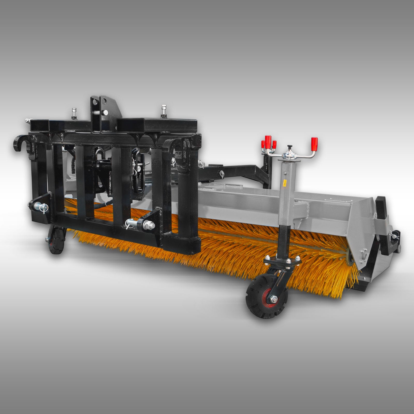 Traktor Kehrmaschine Jansen JK-200, Euroaufnahme, KAT.1+2, Palettengabel