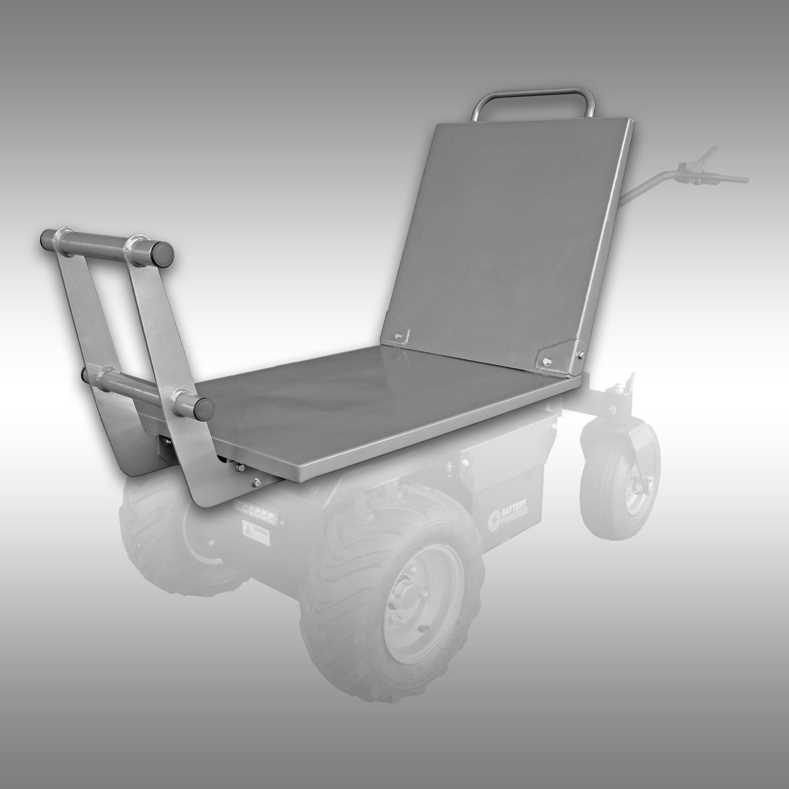 Flachpritsche für Elektrodumper Jansen MSK-500, Flachmulde, Schubkarre