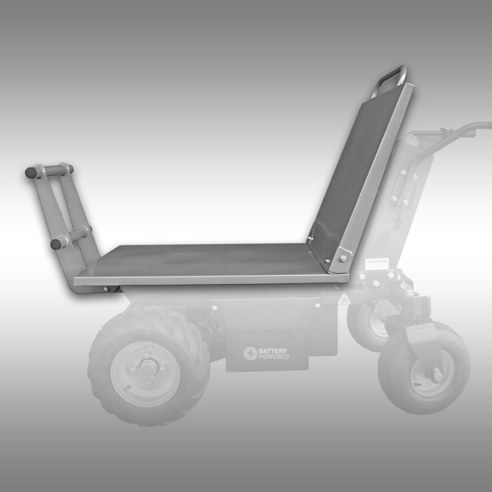 Flachpritsche für Elektrodumper Jansen MSK-500, Flachmulde, Schubkarre