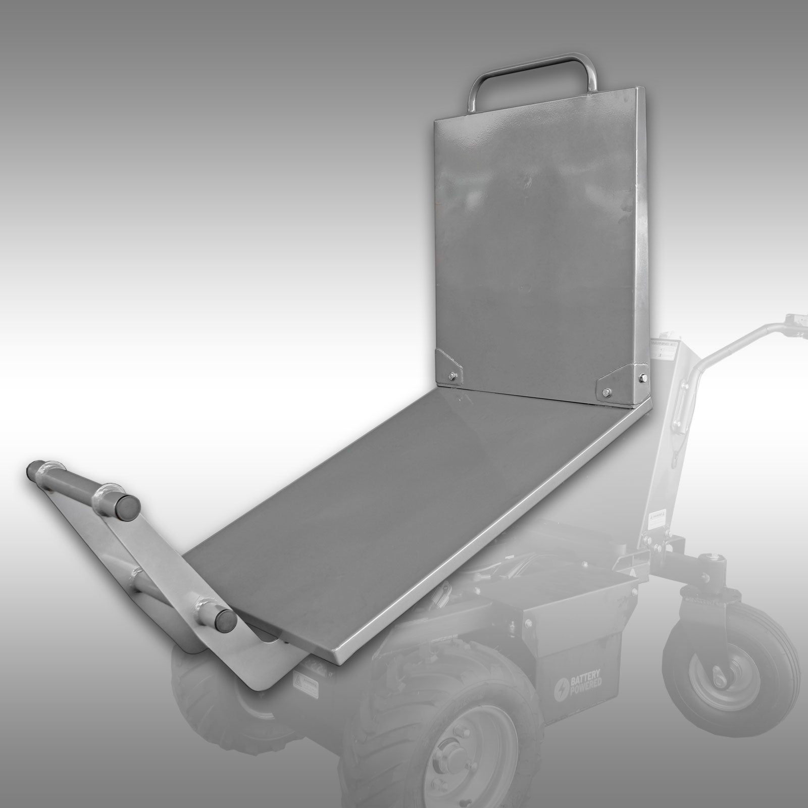 Flachpritsche für Elektrodumper Jansen MSK-500, Flachmulde, Schubkarre