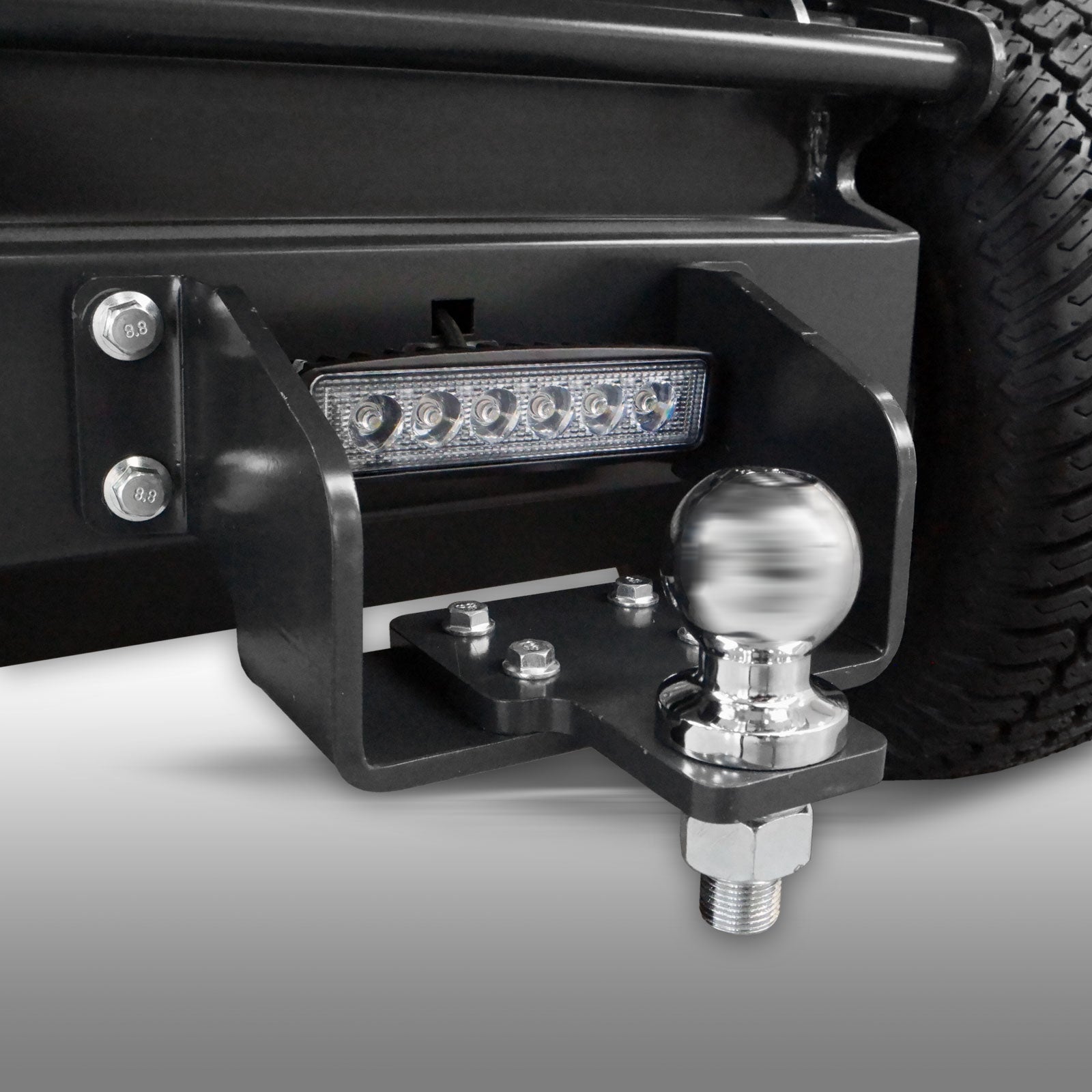 Jansen Anhängerkupplung/Kugelkopf für Elektro-Motorschubkarre Jansen MSK-800X