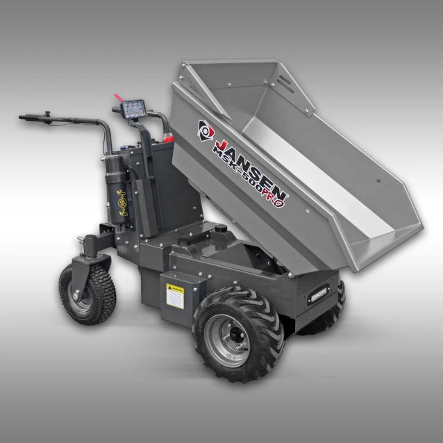 Jansen Motorschubkarre MSK-500 pro, 1000 Watt Elektromotor, Minidumper
