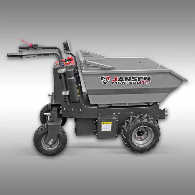 Jansen Motorschubkarre MSK-500 pro, 1000 Watt Elektromotor, Minidumper