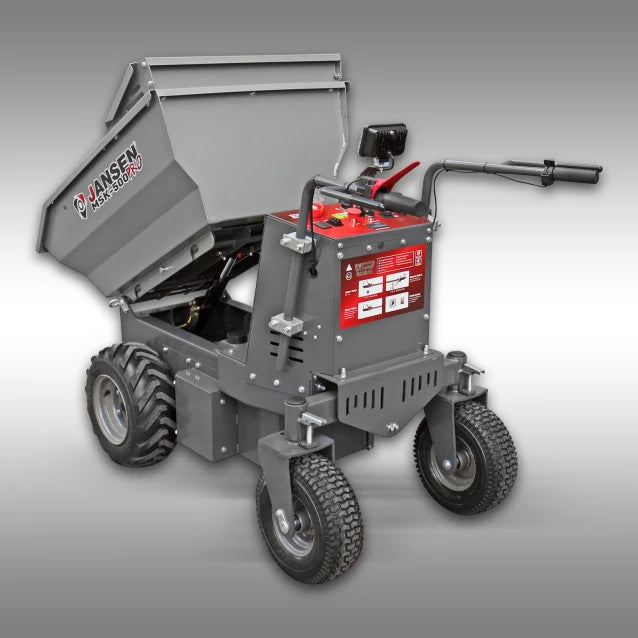 Jansen Motorschubkarre MSK-500 pro, 1000 Watt Elektromotor, Minidumper