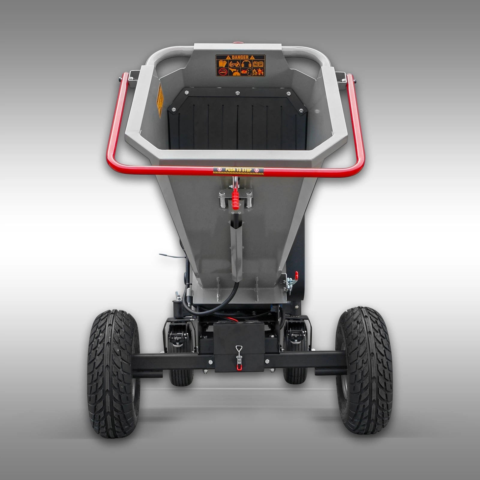 Jansen Schredder GTS-3000, Gartenschredder, Gartenhäcksler, 15 PS