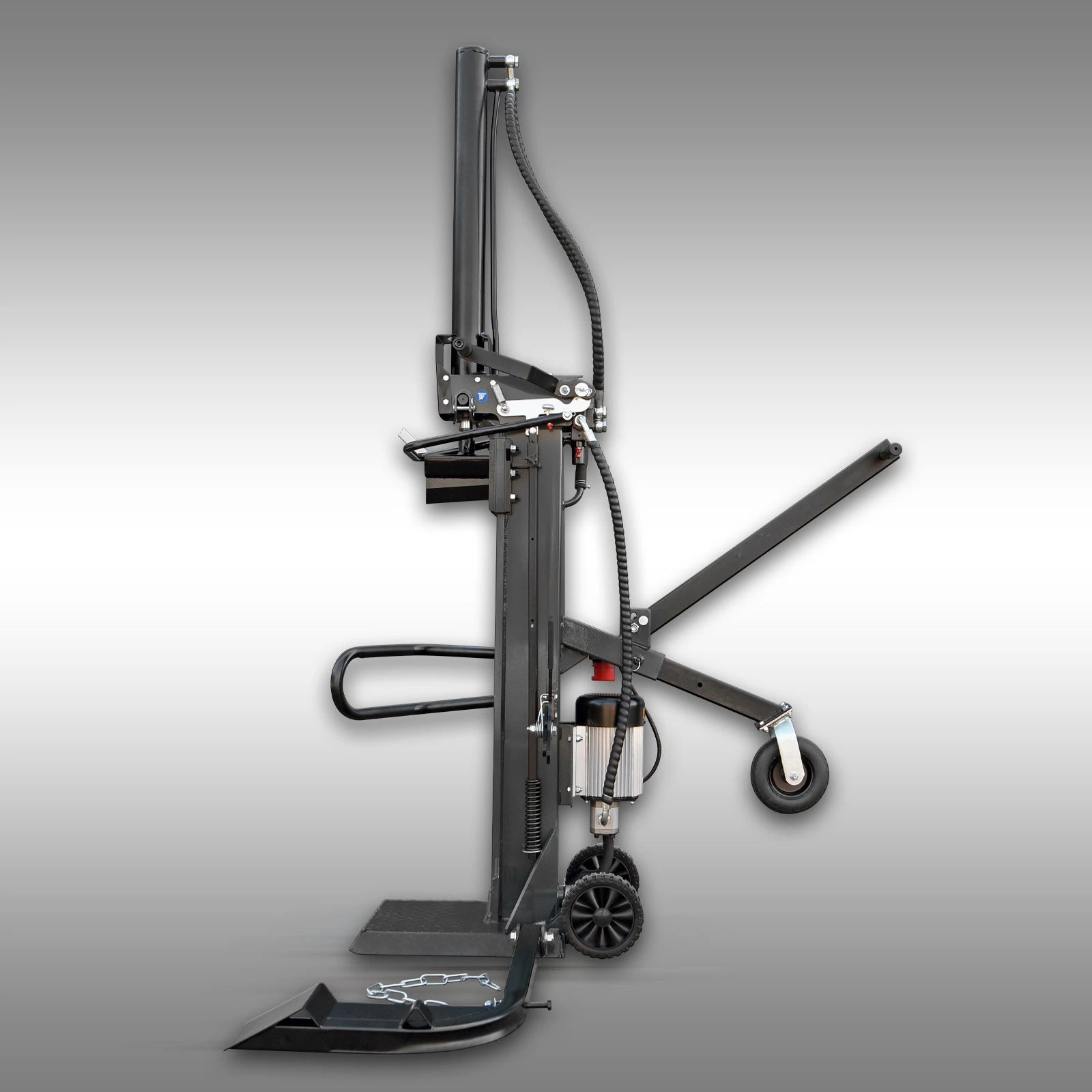 Jansen Holzspalter TS-12E, 12 t mit Stammheber, Elektromotor 5 kW