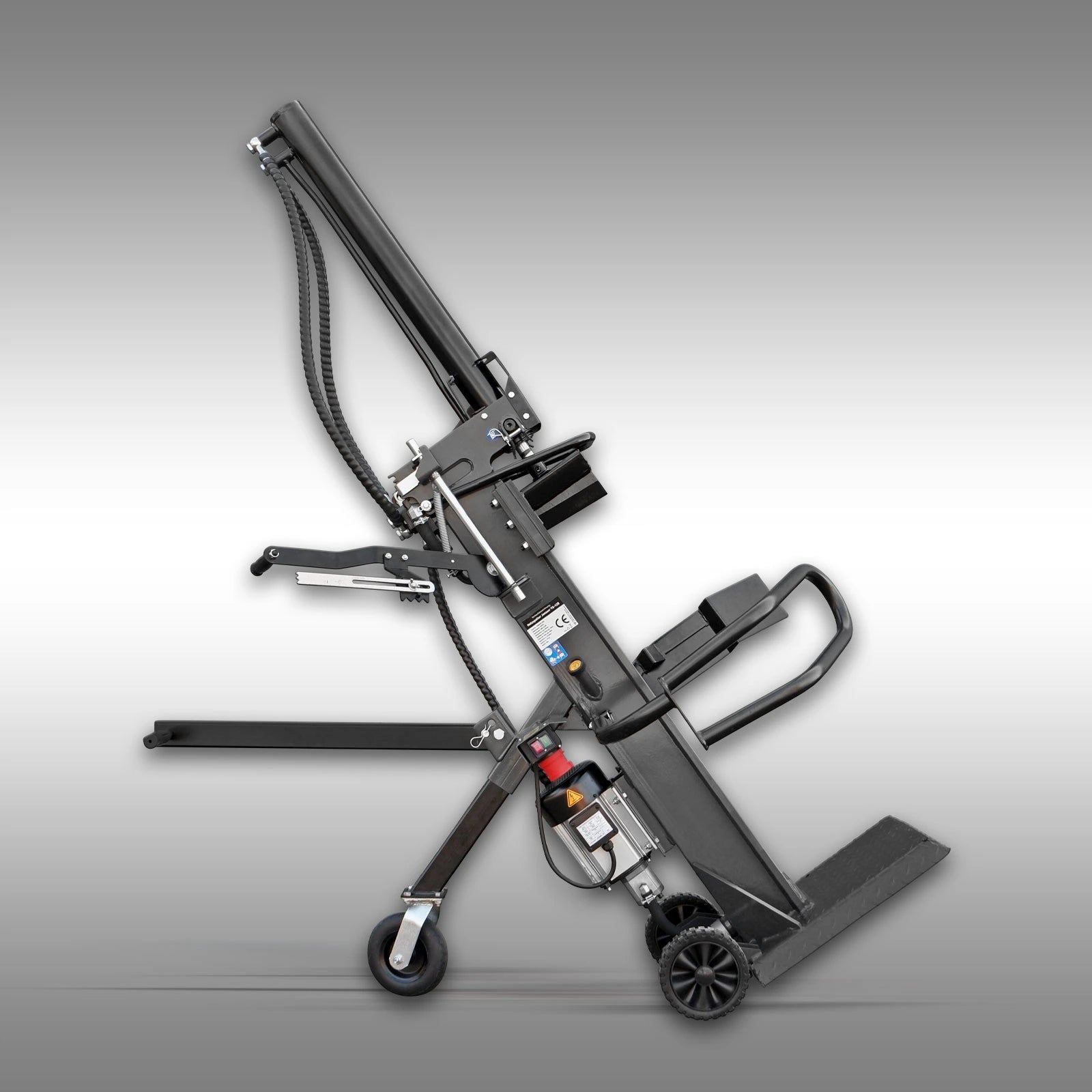 Jansen Holzspalter TS-12E, 12 t mit Stammheber, Elektromotor 5 kW