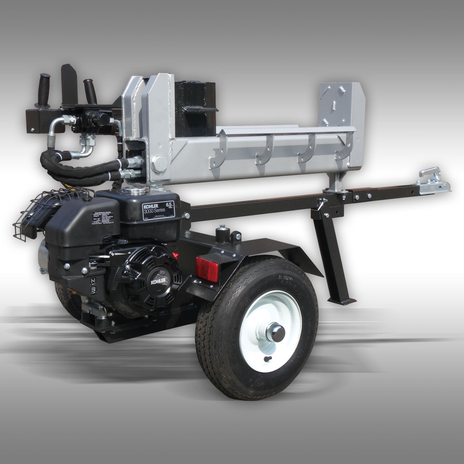 Holzspalter Jansen HS-20DS63, 20 t, 60 cm, Benzinmotor, Doppelspalter