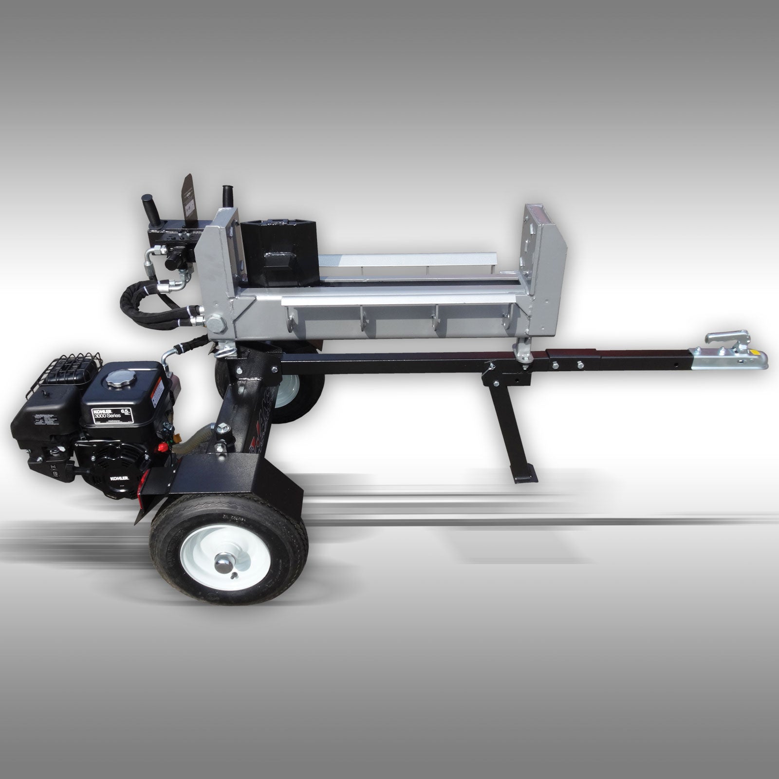 Holzspalter Jansen HS-20DS63, 20 t, 60 cm, Benzinmotor, Doppelspalter