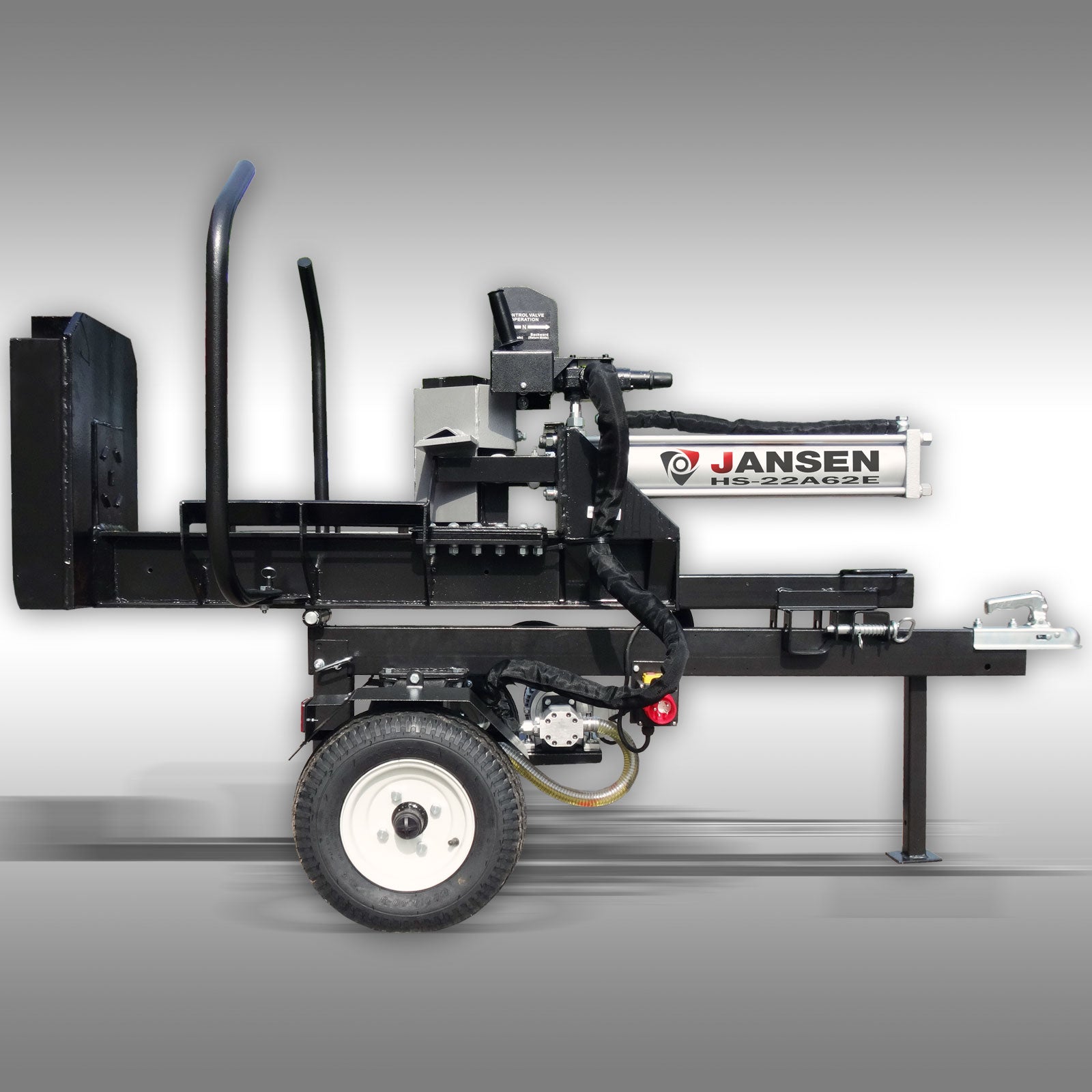 Holzspalter Jansen HS-22A62E Elektromotor, 22t, 62cm, stehend+liegend