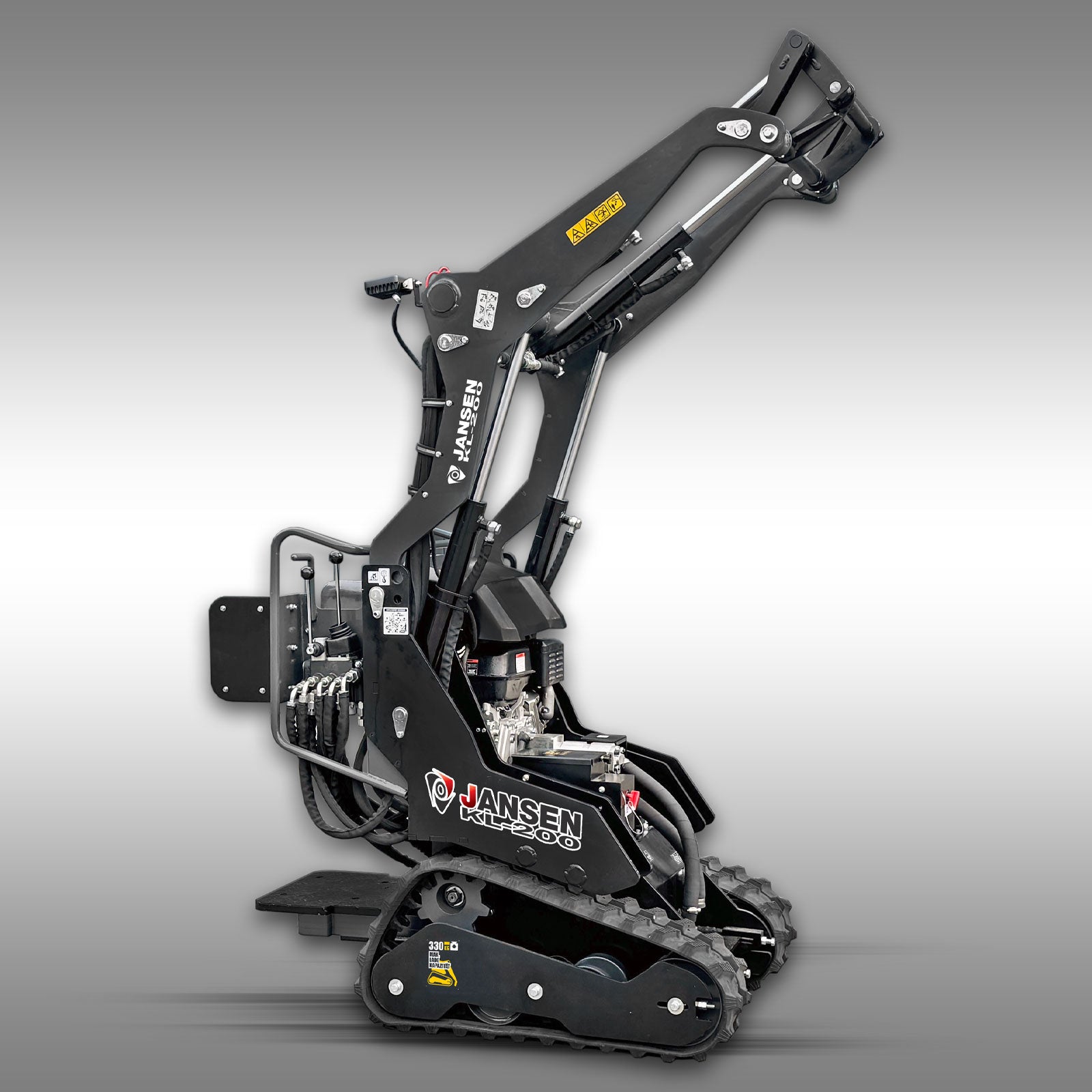Jansen Kompaktlader KL-200, Stand-On Skid Steer, Multilader, Raupen