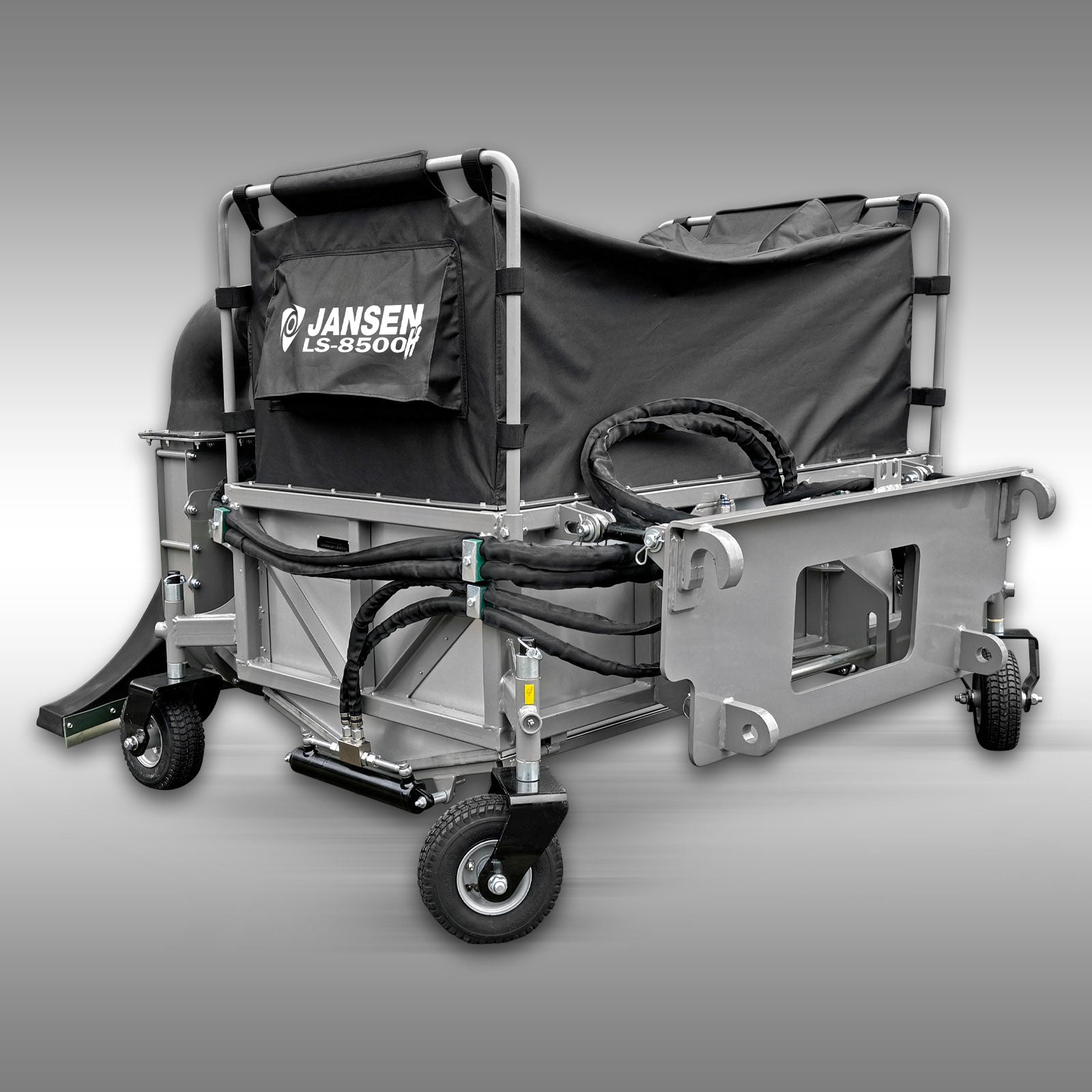 Laubsauger Jansen LS-8500H, hydraulisch, Euroaufnahme, Frontlader, 1,5m