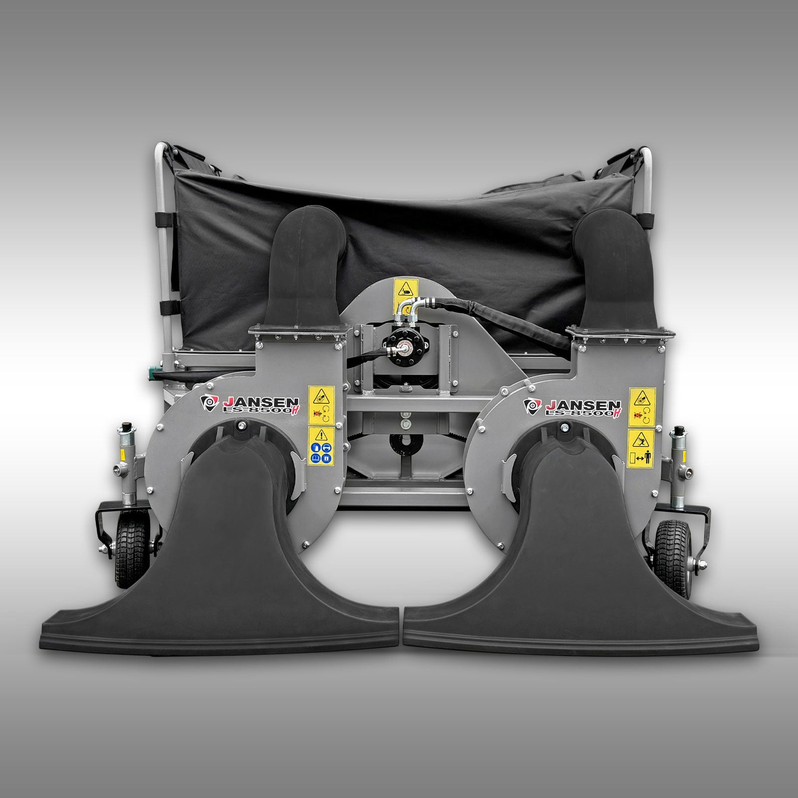 Laubsauger Jansen LS-8500H, hydraulisch, Euroaufnahme, Frontlader, 1,5m